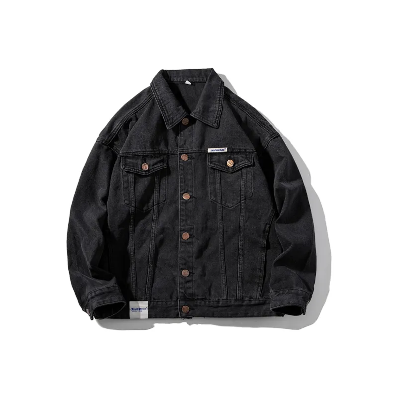 JASONWOOD Denim Jacket Thickened And Fleece Lined Unisex-4