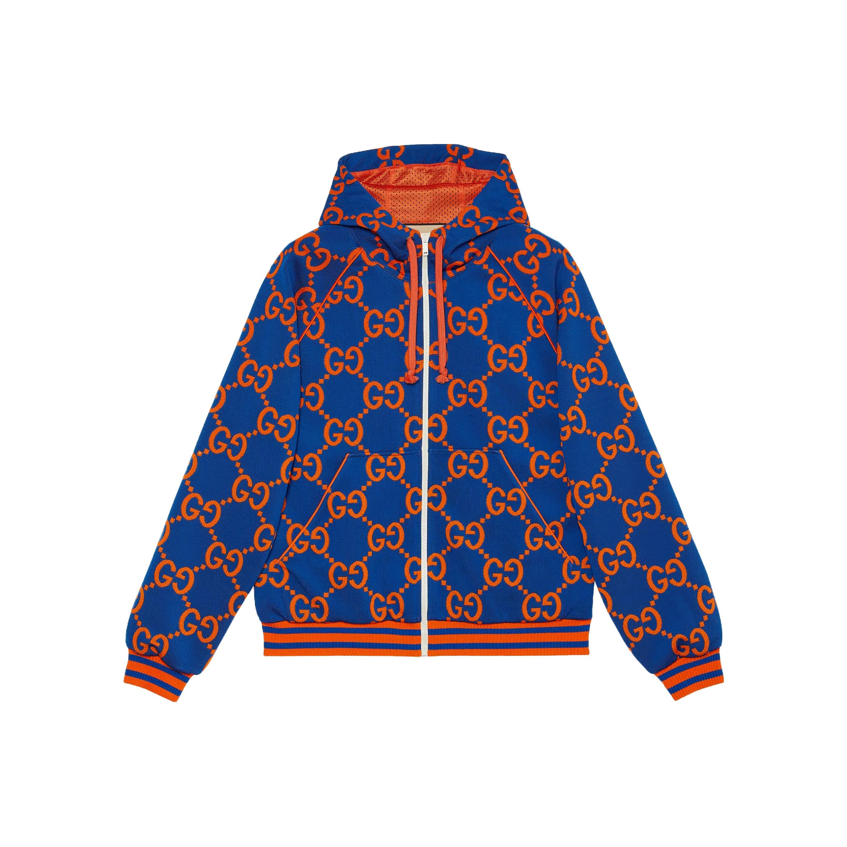 【保障できる】 GUCCI Jackets Men Blue Orange - POIZON ジャケット・ブルゾン