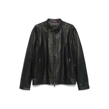 Tommy Hilfiger Leather Zipped Jacket