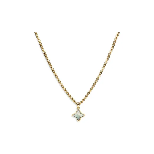 PUENTE Titanium Steel Necklaces Men's Gold