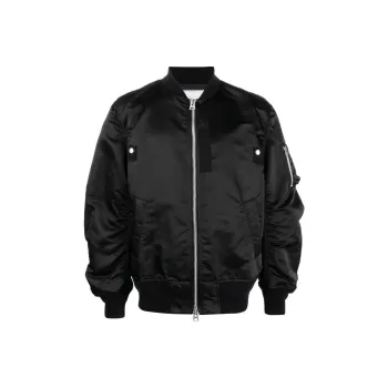 Sacai Jackets Men Black