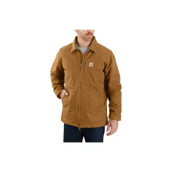 Carhartt 104293 WASHED DUCK SHERPA LINED COAT Jackets Coats Level 2 Cold Resistant LOOSE FIT Men's