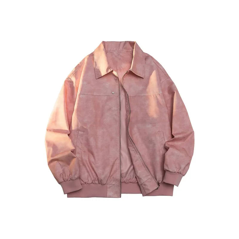 HOKLV Jackets Coats Unisex Pink-0