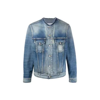 Maison Margiela Collarless Denim Jacket