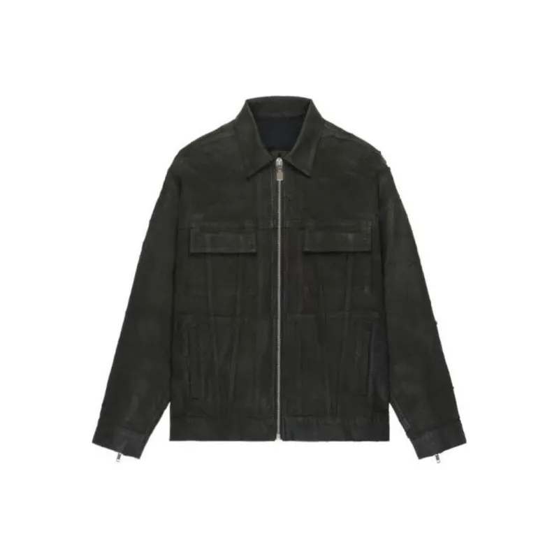 Givenchy Zip And 4G Rivet Denim Jacket-0
