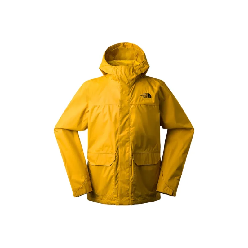 THE NORTH FACE Outdoor Hiking Waterproof And Windproof Windbreaker Jacket Men's Yellow-0