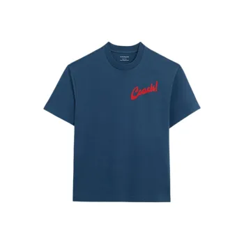 COACH T Shirts Men Deep Denim