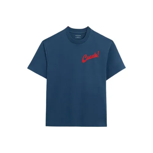 COACH T Shirts Men Deep Denim