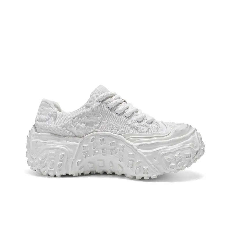 JANECO Slip Resistant, Abrasion Resistant, Breathable Low Top Chunky Sneakers Men's-14