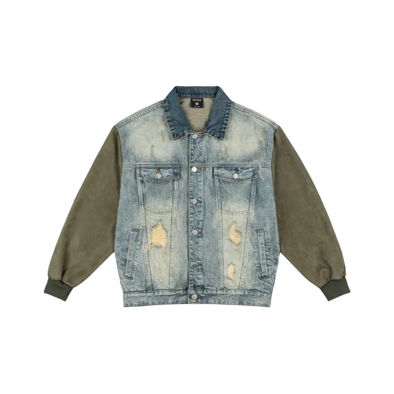 XINYINSU Denim Jacket Unisex Blue-0