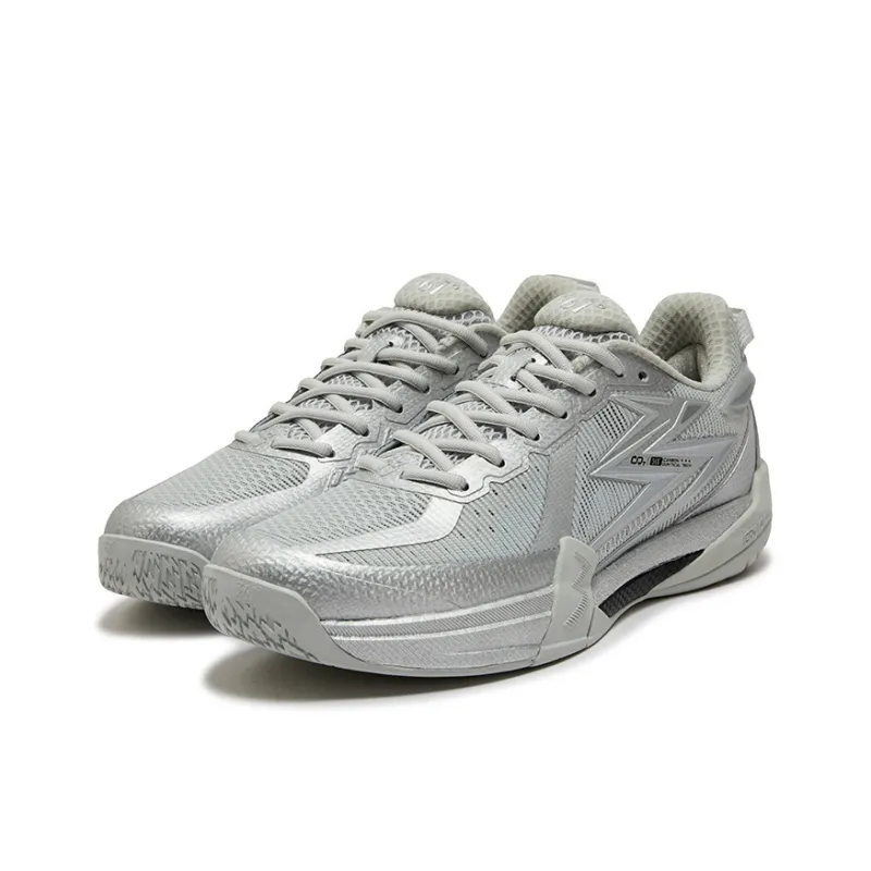 361° Slip Resistant, Abrasion Resistant, Breathable Low Top Badminton Shoes Unisex Photon Gray-2