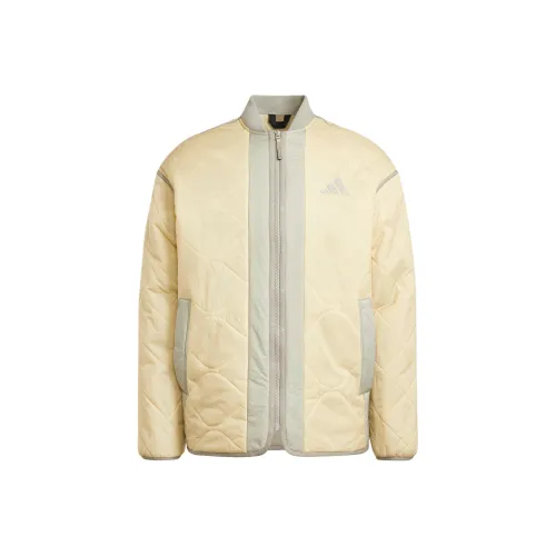 Adidas LIGHTWEIGHT PADDED Jackets Coats Men's Sandalwood/Pebble Silver Gray