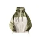 White & Light Green