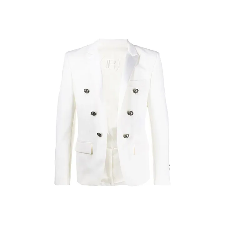 BALMAIN Business Suits Men White-0