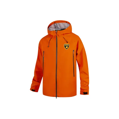 Automobili Lamborghini Jackets Coats Unisex Orange
