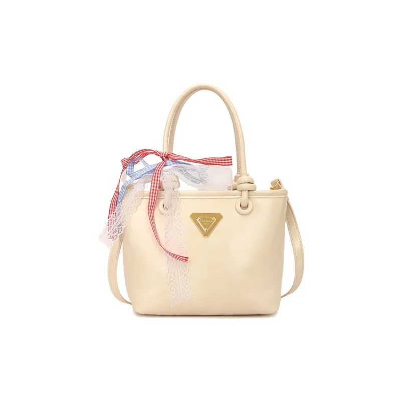 Yalu PU One Shoulder Handbag Women's Black/Blue/Ecru/Pink-15