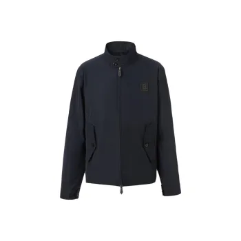 Burberry Letter Graphic Applique Harrington Jacket