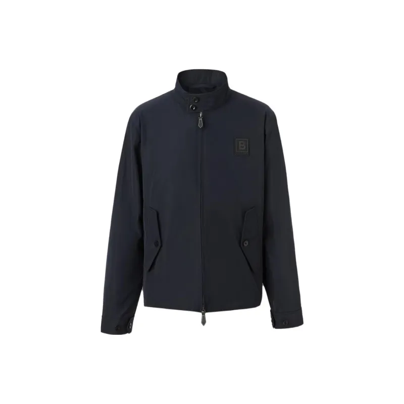 Burberry Letter Graphic Applique Harrington Jacket-0