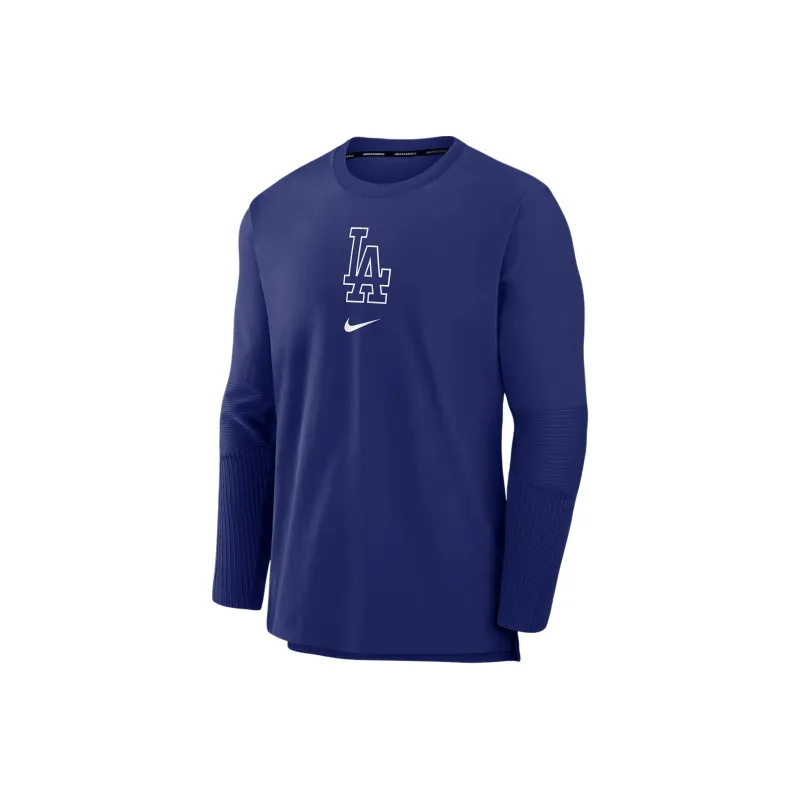 Nike Los Angeles Dodgers Authentic Collection Player Men's Nike Dri-FIT Mlb Pullover Jacket-0