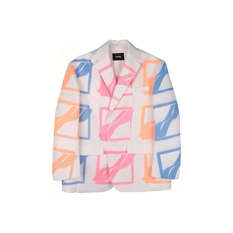 WE11DONE Business Suits Unisex White-0