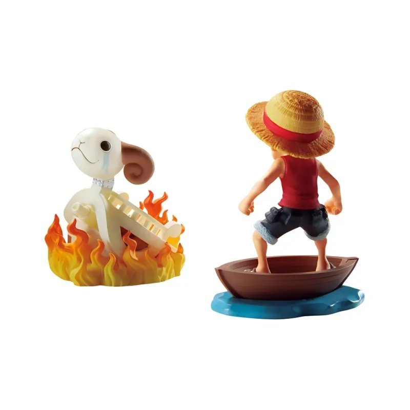 BANPRESTO One Piece World Collection Hobby Model Log Story, Monkey D. Luffy, Merry Adventure Bonus Gifts-1