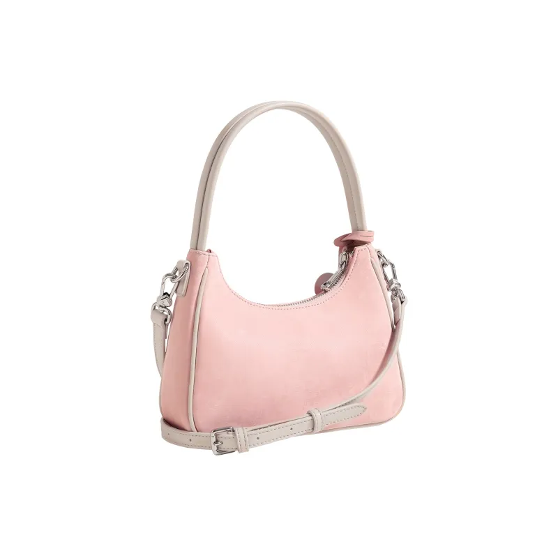 AILUXI Synthetic Leather Crossbody One Shoulder Handbag Women's Cherry Blossom Pink-1
