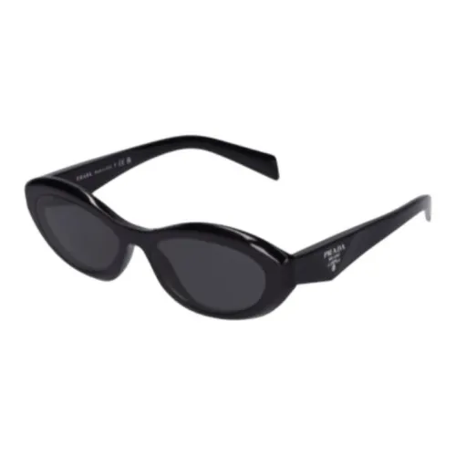 PRADA Acetate Cat Eye Sunglasses Women's Black