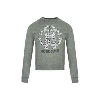 Roberto Cavalli Sweatshirt Men's Gray