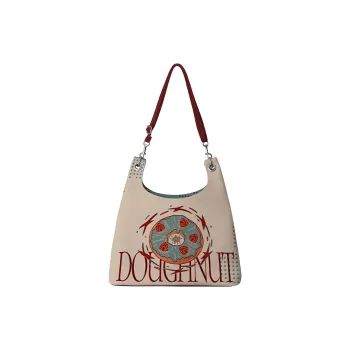 AOSONG Technology Fabric Shoulder Bag Regular Unisex Apricot