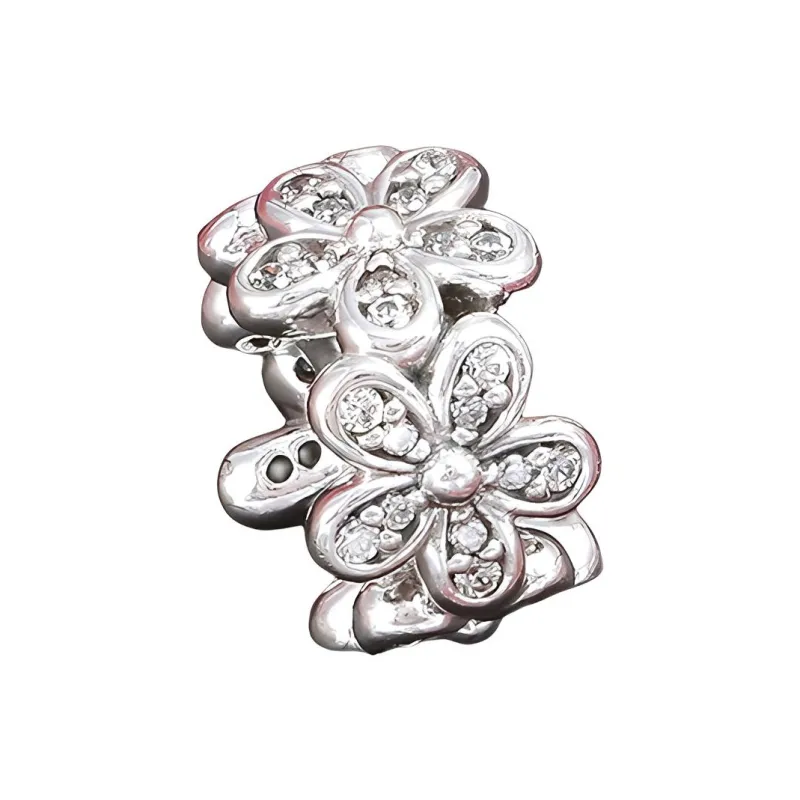 Pandora 925 Sterling Silver Jewelry Accessories Women's Silver White-3