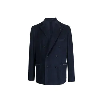 Tagliatore Peak lapel Double breasted Blazer
