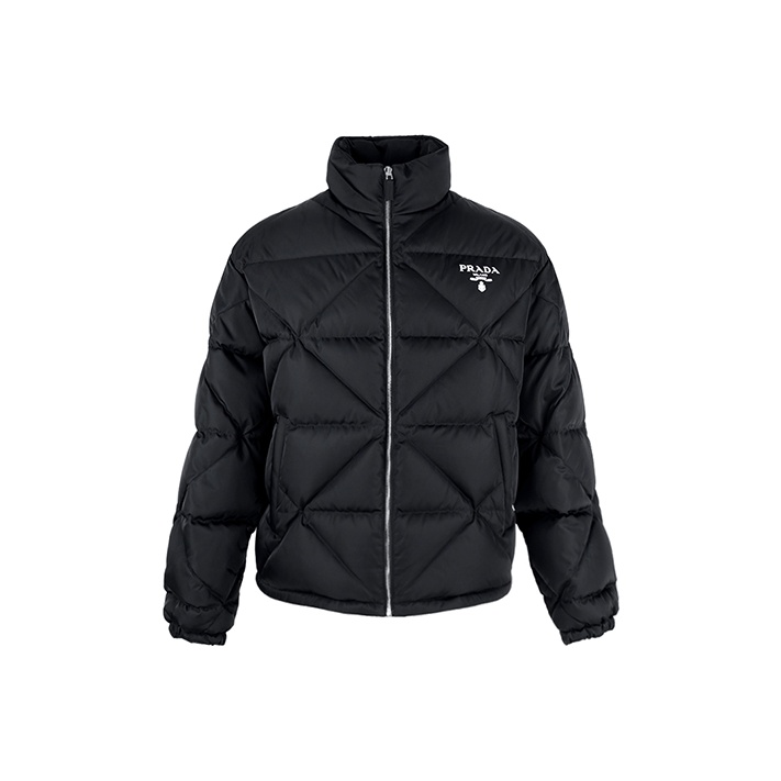 Prada Re-Nylon Hooded Jacket | Black | FARFETCH