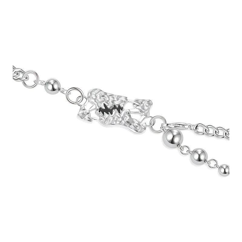 OMTO Stainless Steel Pants Chains Unisex Silver-1