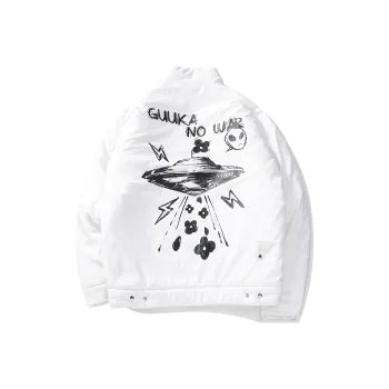 Guuka Puffer Jacket Unisex White