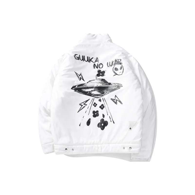 Guuka Puffer Jacket Unisex White-0