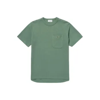 LACOSTE T Shirts Men Olive
