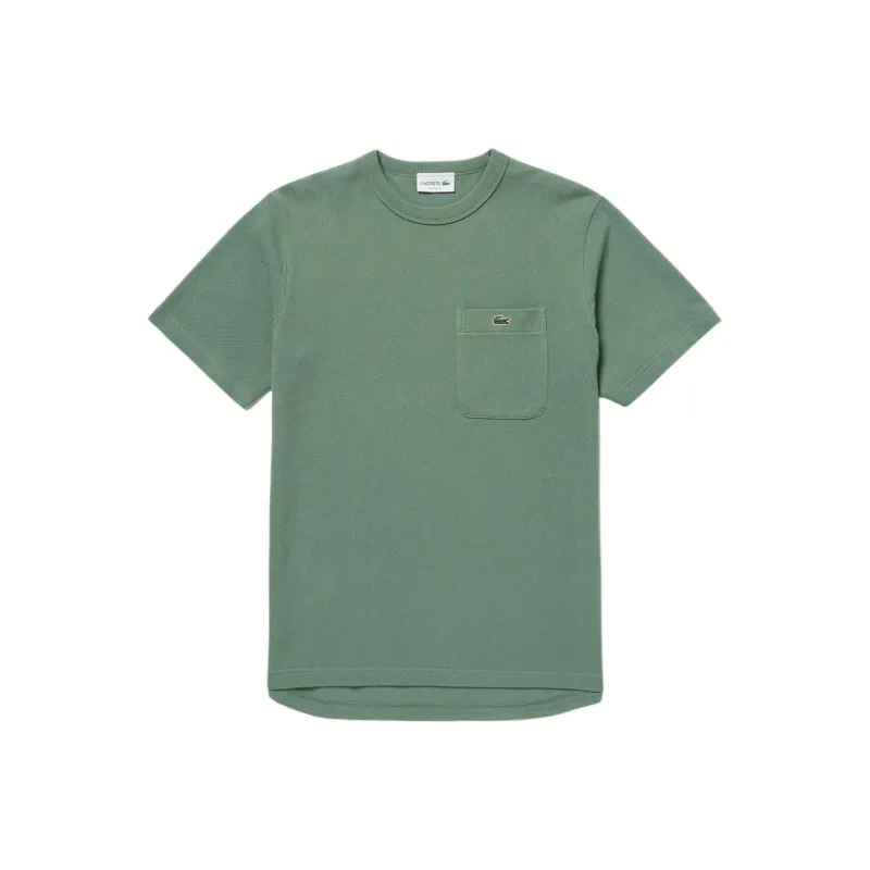 LACOSTE T Shirts Men Olive-0
