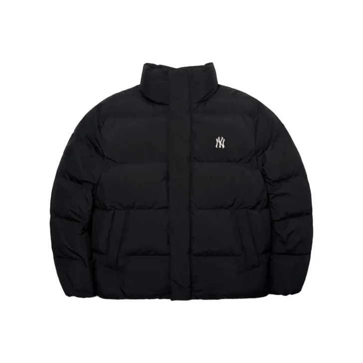 MLB Base Logo Down Jackets Unisex Black-0