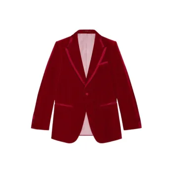 GUCCI Velvet Single breasted Blazer