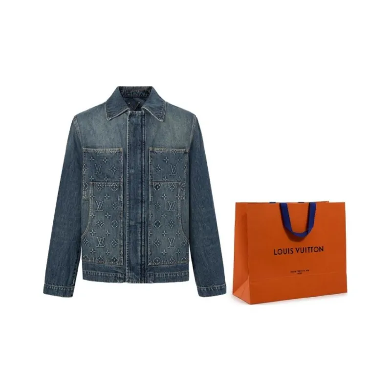 LOUIS VUITTON Workwear Denim Jacket-8