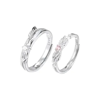 Regalrose S 999 Fine Silver Rings Unisex Silver