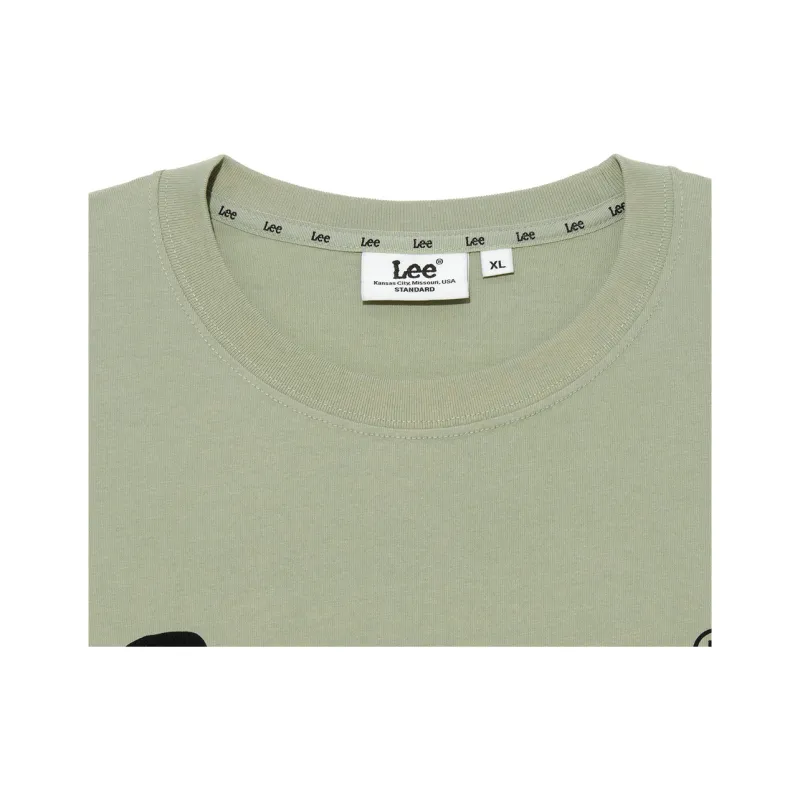 Lee T Shirts Men Khaki Green-2
