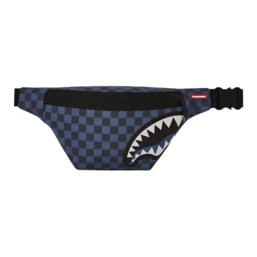 SPRAYGROUND Vegan Leather Fanny Pack Men's Blue