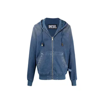 DIESEL Denim Jackets Men Blue
