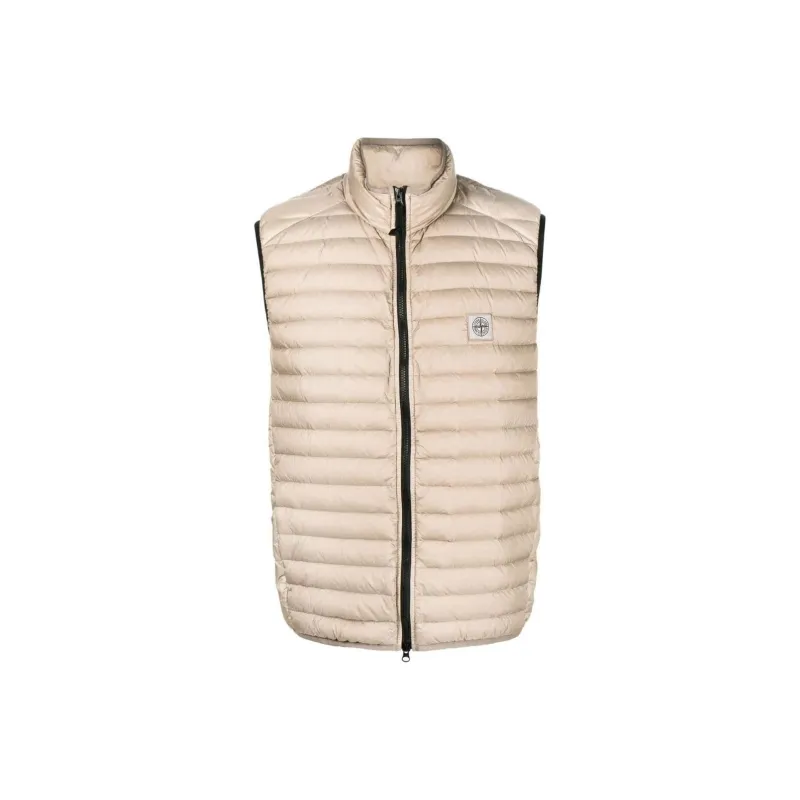 STONE ISLAND Vests Men Beige-0