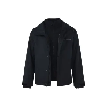 Columbia TIETON LOOP Waterproof And Windproof To Keep Warm Windbreaker Jacket Men's Black