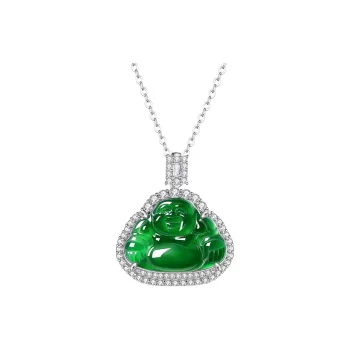 Long Fu Glutinous Jade Necklaces Women's