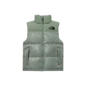 THE NORTH FACE Nuptse On Ball Vest Khaki Unisex Korea Version