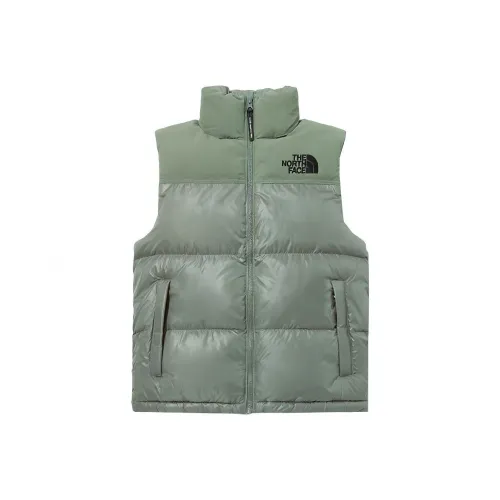 THE NORTH FACE Nuptse On Ball Vest Khaki Unisex Korea Version