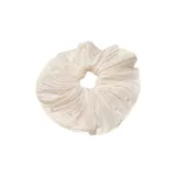 White Pearl Crinkle Hairband